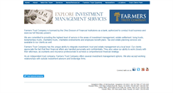 Desktop Screenshot of farmerstrustco.com
